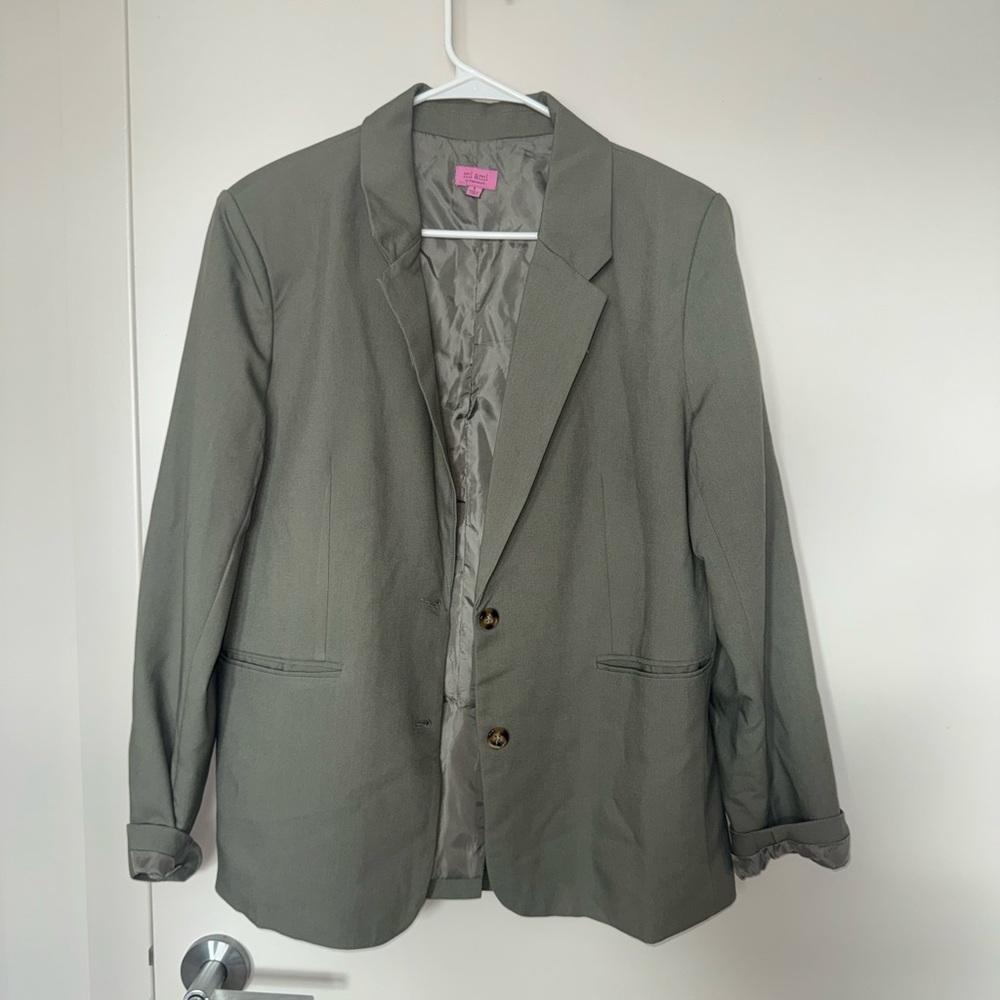 Stylish Sage Blazer
